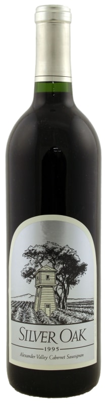 Silver Oak Alexander Valley Cabernet Sauvignon (3 Liter Bottle) 1995 Front Bottle Shot