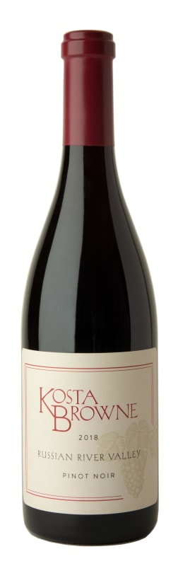 Kosta Browne Russian River Pinot Noir 2018 Front Bottle Shot