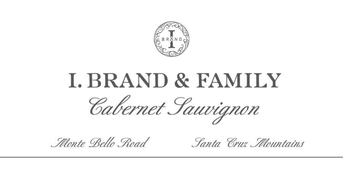 I. Brand & Family Wines Monte Bello Road Cabernet Sauvignon 2015 Front Label