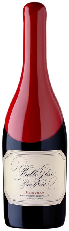 Belle Glos Dairyman Vineyard Pinot Noir 2016 Front Bottle Shot