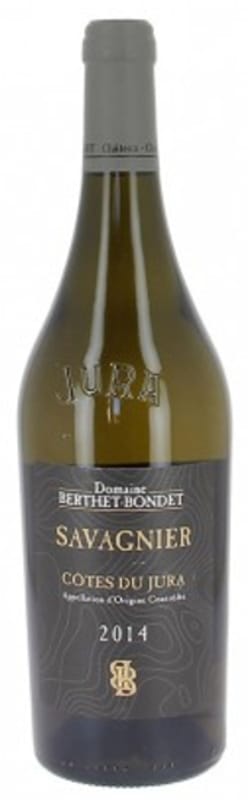 Berthet-Bondet Cotes du Jura Savagnin Savagnier 2014 Front Bottle Shot
