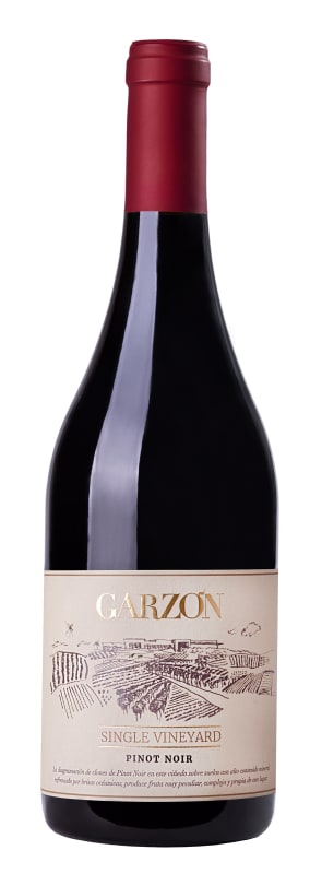 Bodega Garzon Uruguay Single Vineyard Pinot Noir 2018 Front Bottle Shot