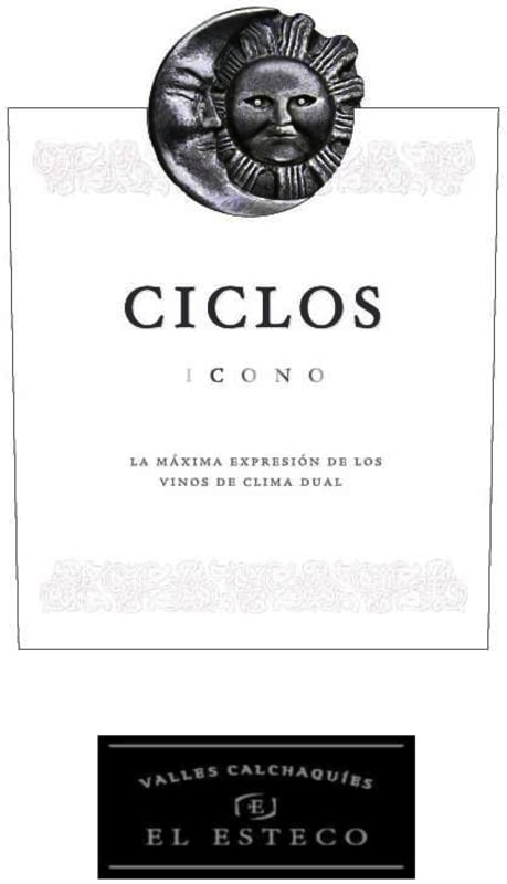 El Esteco Ciclos Icono 2012 Front Label