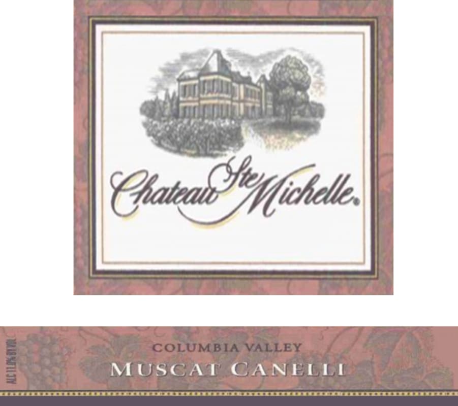 Chateau Ste. Michelle Muscat Canelli 2007 Front Label