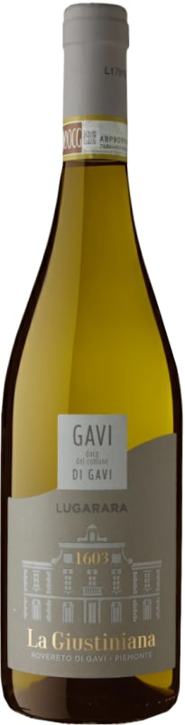 La Giustiniana Lugarara Gavi 2024 Front Bottle Shot