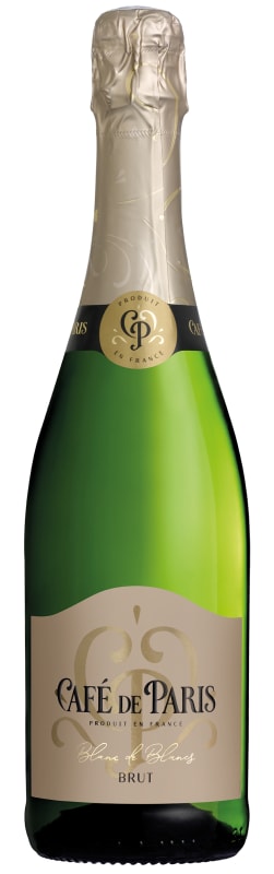 Cafe de Paris Brut Blanc de Blancs Front Bottle Shot