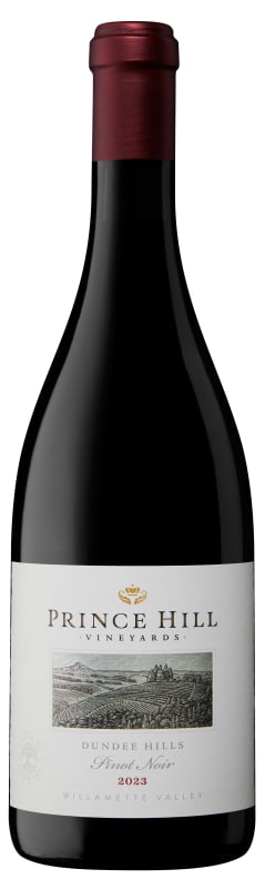 Prince Hill Vineyards Dundee Hills Pinot Noir 2023 Front Bottle Shot
