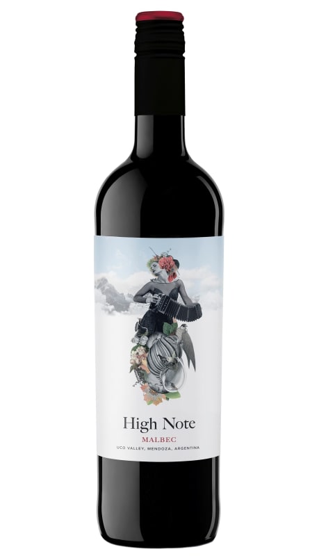 High Note Malbec 2021 Front Bottle Shot