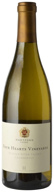 Hartford Court Four Hearts Chardonnay 2017 Front Bottle Shot