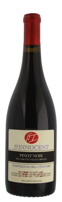 St. Innocent Temperance Hill Vineyard Pinot Noir 2017 Front Bottle Shot