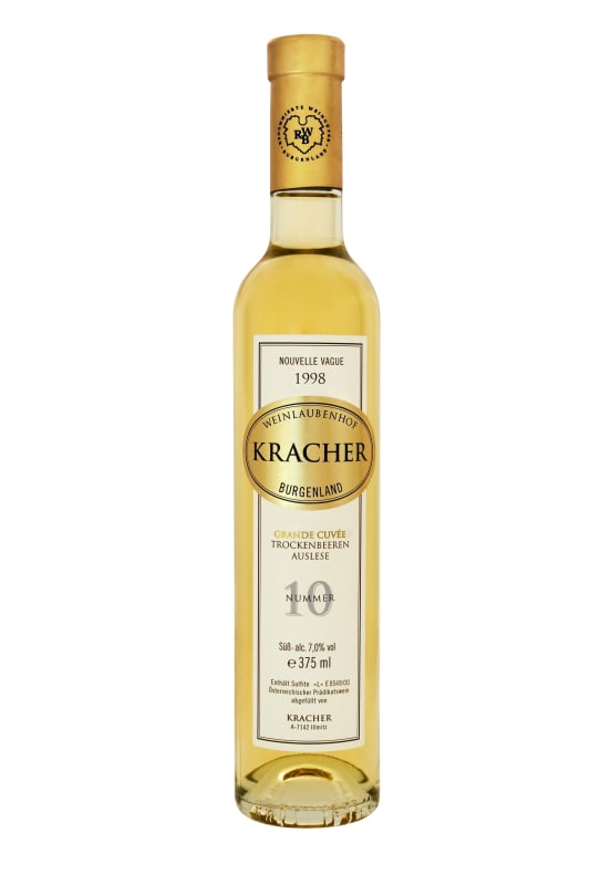Kracher Grande Cuvee Nouvelle Vague Trockenbeerenauslese No. 10 (375ML half-bottle) 1998 Front Bottle Shot