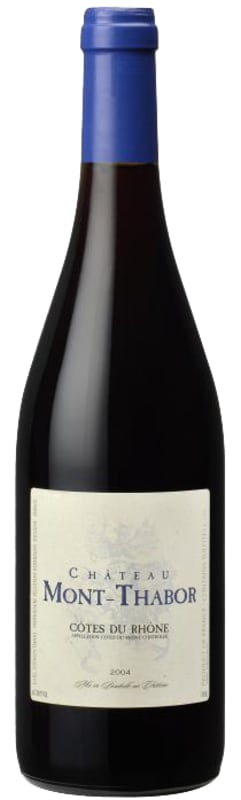 Chateau Mont Thabor Cotes du Rhone 2013 Front Bottle Shot