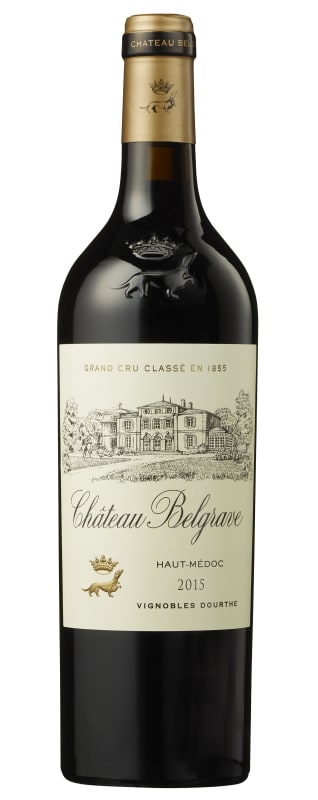 Chateau Belgrave 2015 Front Bottle Shot
