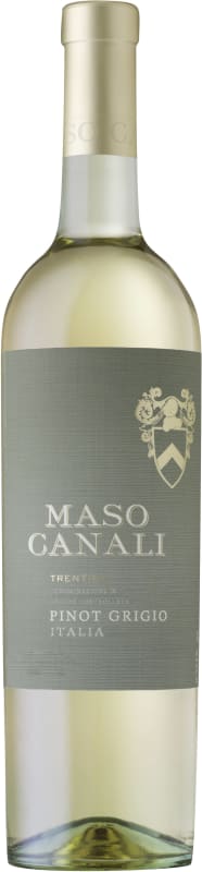 Maso Canali Pinot Grigio 2020 Front Bottle Shot