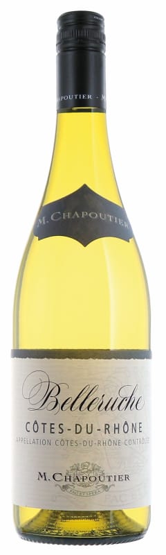 M. Chapoutier Cotes du Rhone Belleruche Blanc 2024 Front Bottle Shot