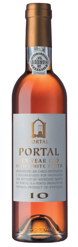 Quinta do Portal 10 Year Old Aged White Porto (375ML half-bottle) Front Bottle Shot