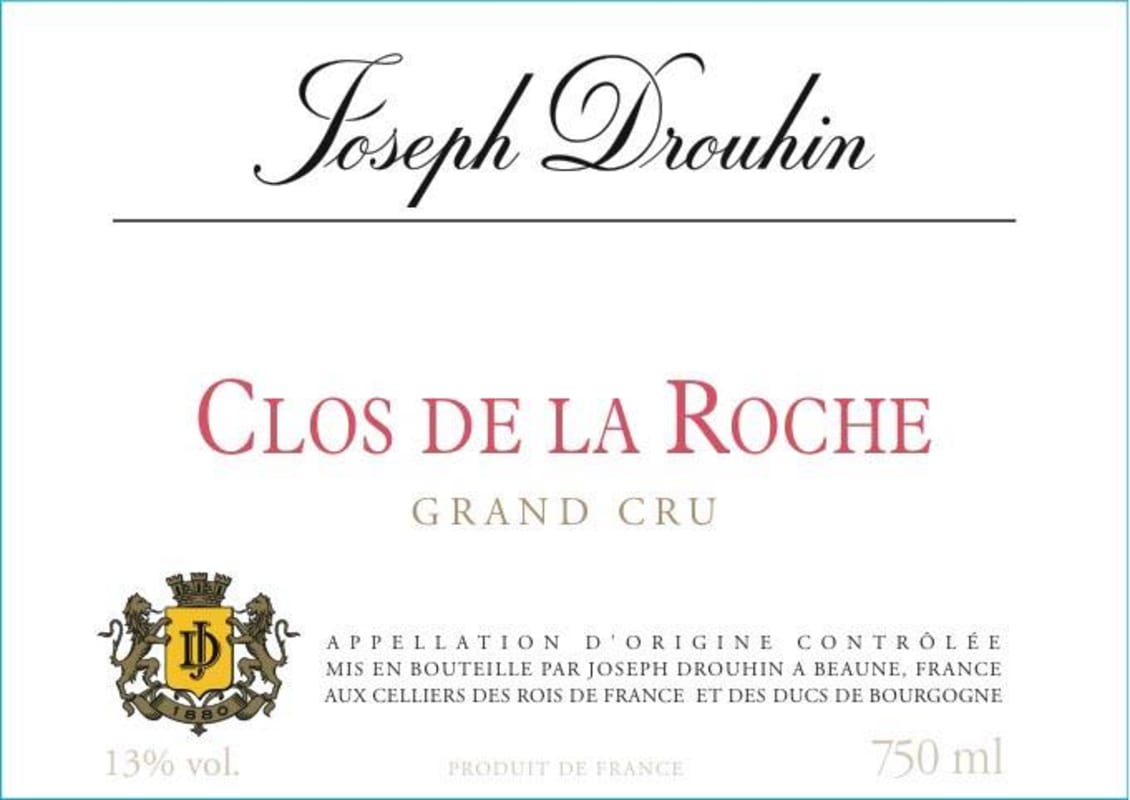 Joseph Drouhin Clos de la Roche Grand Cru 2012 Front Label