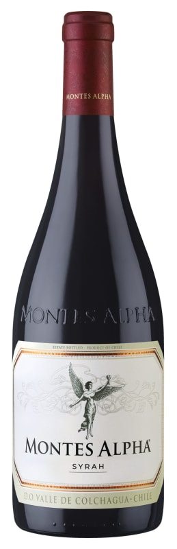 Montes Alpha Series Syrah 2020 Front Bottle Shot