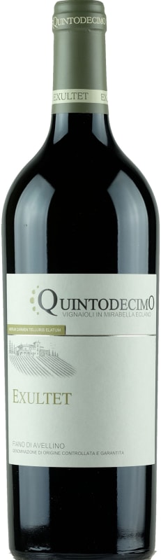 Quintodecimo Fiano di Avellino Exultet 2016 Front Bottle Shot