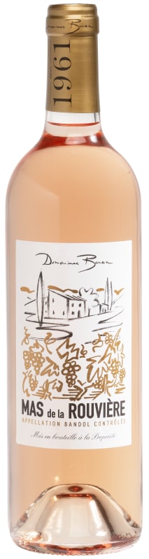 Domaines Bunan Bandol Mas de la Rouviere Rose 2025 Front Bottle Shot