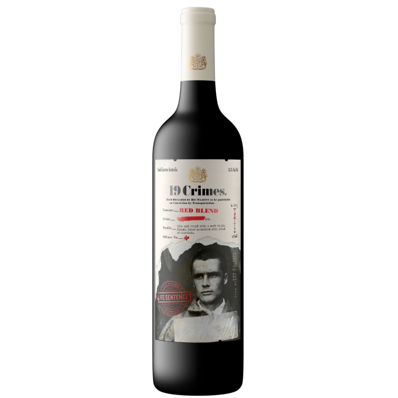 19 Crimes Red Blend 2023 Front Bottle Shot
