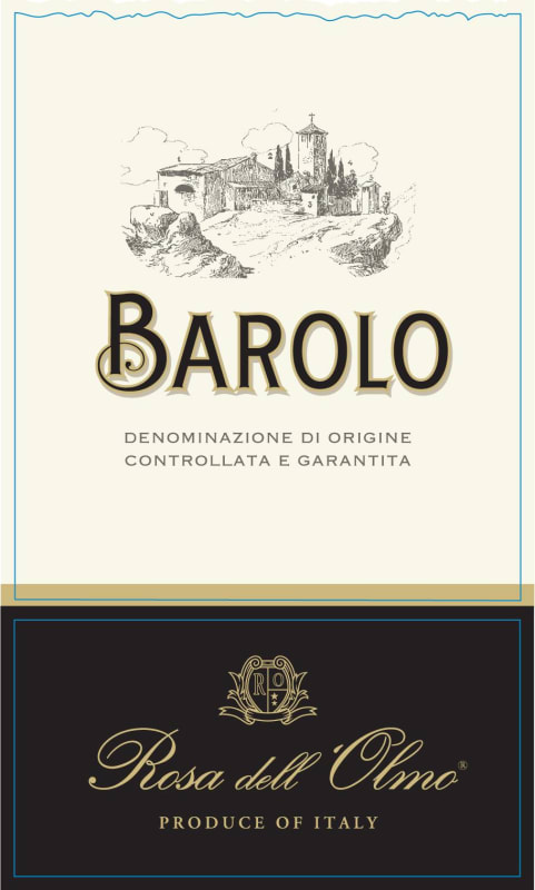 Rosa dell'Olmo Barolo 2013 Front Label