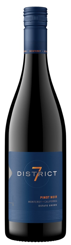 District 7 Pinot Noir 2021 Front Bottle Shot