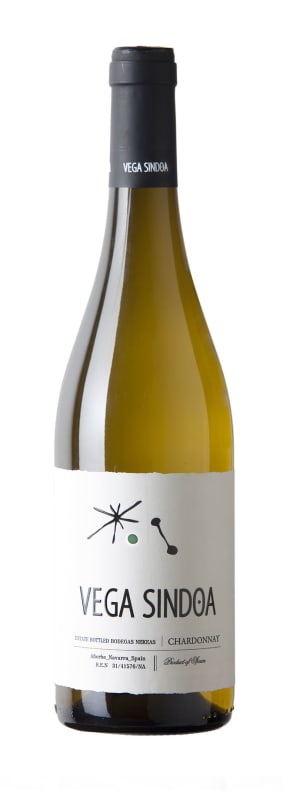 Bodegas Nekeas Vega Sindoa Barrel Fermented Chardonnay 2020 Front Bottle Shot