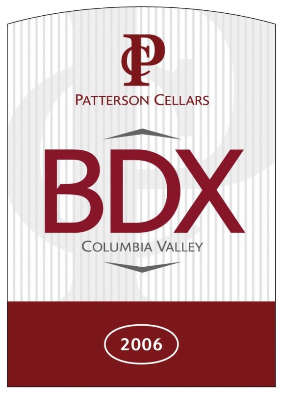 Patterson Cellars BDX 2006 Front Label
