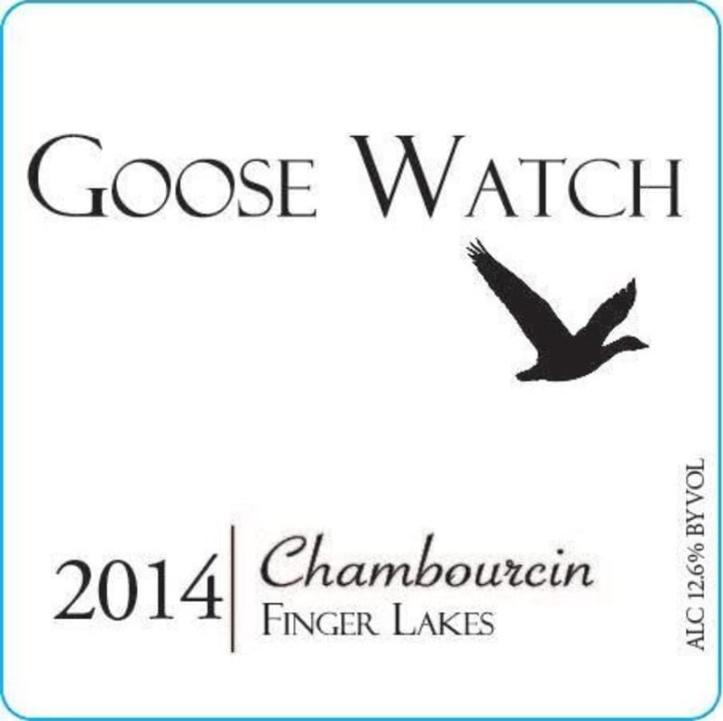 Goose Watch Winery Chambourcin 2014 Front Label