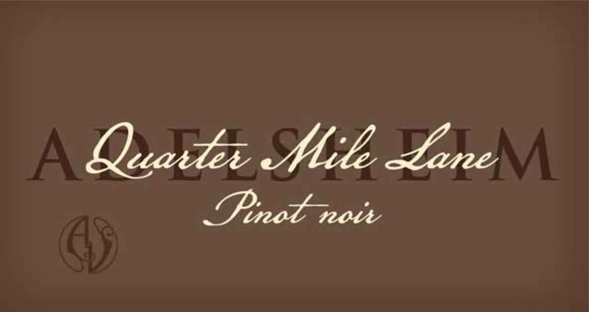 Adelsheim Quarter Mile Lane Pinot Noir 2012 Front Label