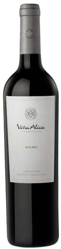 Vina Alicia Las Compuertas Malbec 2020 Front Bottle Shot