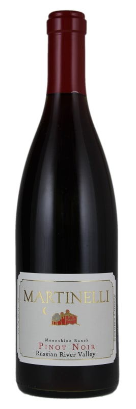 Martinelli Moonshine Ranch Pinot Noir 2018 Front Bottle Shot
