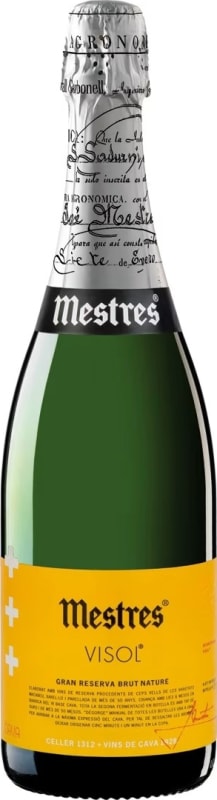 Cava Mestres Visol Gran Reserva Brut Nature 2017 Front Bottle Shot
