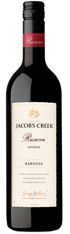 Jacob's Creek Reserve Shiraz 2016 Front Bottle Shot