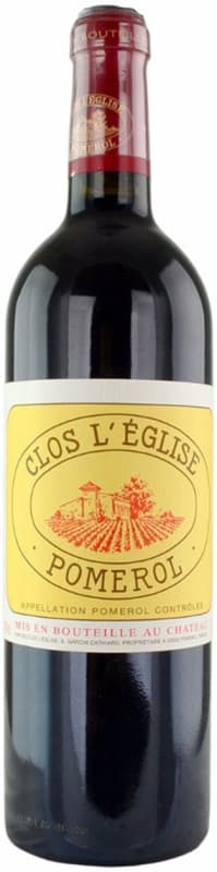 Clos L'Eglise Pomerol 2017 Front Bottle Shot