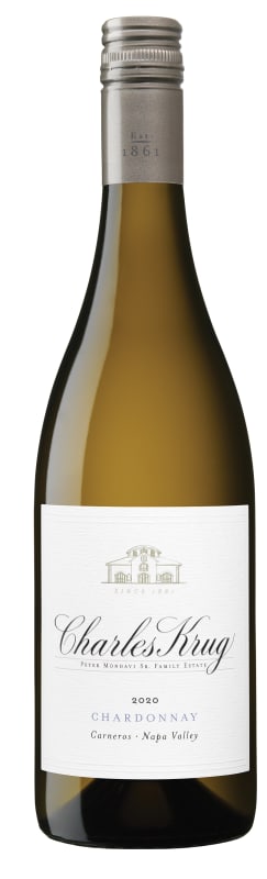 Charles Krug Carneros Chardonnay 2020 Front Bottle Shot