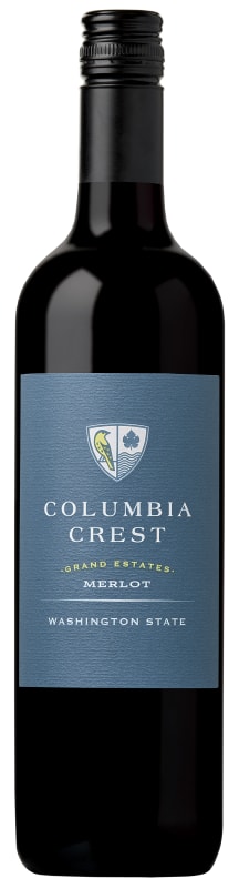Columbia Crest Grand Estates Merlot 2020 Front Bottle Shot