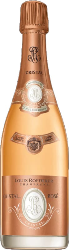Louis Roederer Cristal Rose 2013 Front Bottle Shot