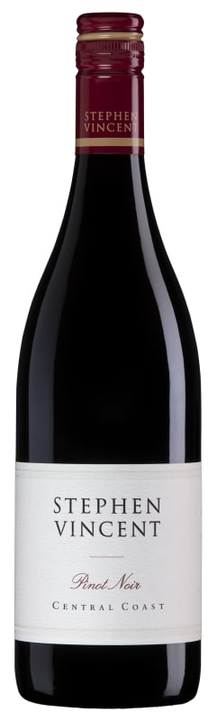 Stephen Vincent Central Coast Pinot Noir 2022 Front Bottle Shot