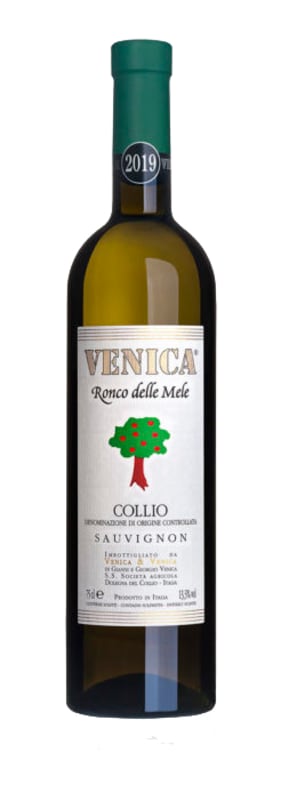 Venica & Venica Ronco delle Mele Sauvignon 2019 Front Bottle Shot