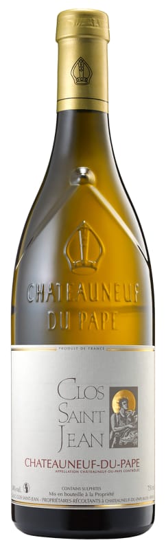 Clos Saint Jean Chateauneuf-du-Pape Blanc 2015 Front Bottle Shot