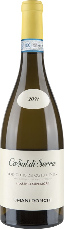 Umani Ronchi CaSal di Serra Verdicchio 2021 Front Bottle Shot