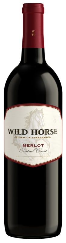 Wild Horse Merlot 2019 Front Bottle Shot