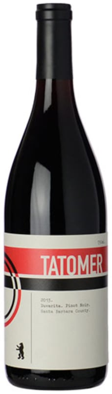 Tatomer Duvarita Pinot Noir 2015 Front Bottle Shot