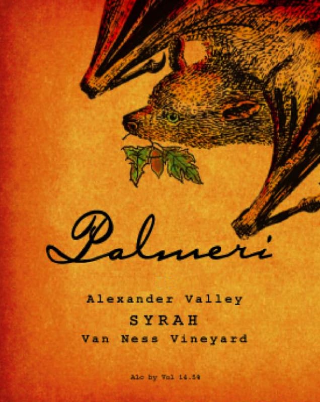 Palmeri Van Ness Vineyard Syrah 2005 Front Label