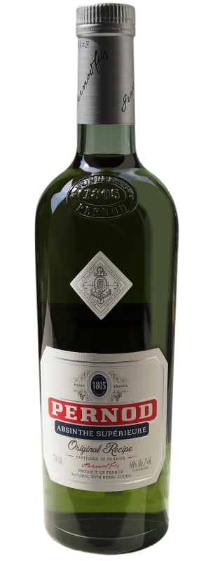 Pernod Absinthe Superieure Original Recipe Front Bottle Shot