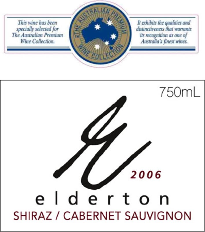 Elderton Tantalus Shiraz Cabernet Sauvignon 2006 Front Label