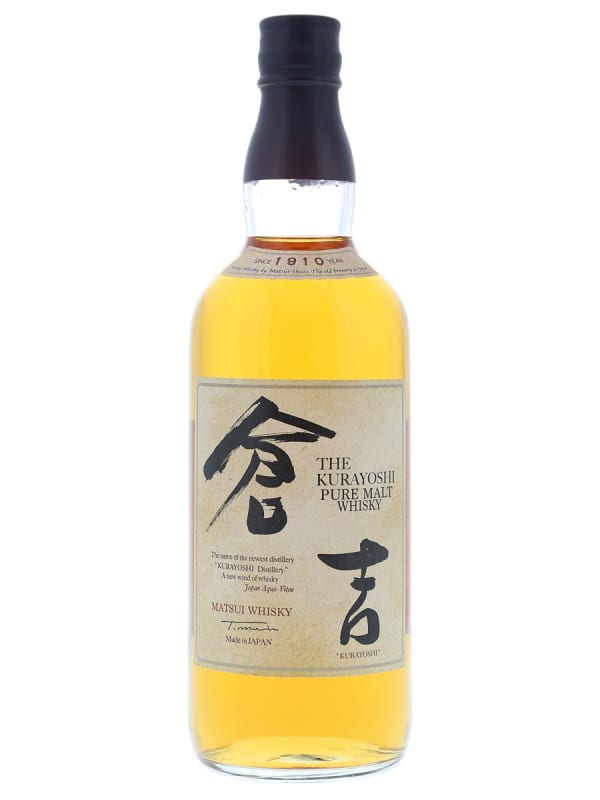 Matsui Kurayoshi Japanese Whisky Front Bottle Shot