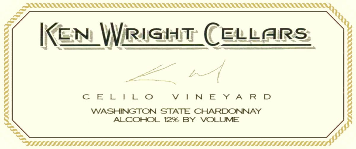 Ken Wright Cellars Celilo Chardonnay 2010 Front Label